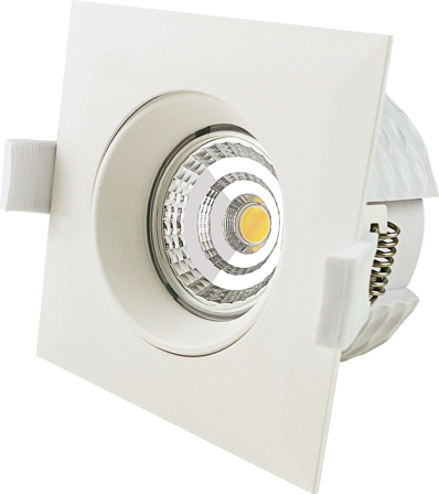 Tundra Swan v3 9W Rett-i-isolasjon Warmdim Firkantet