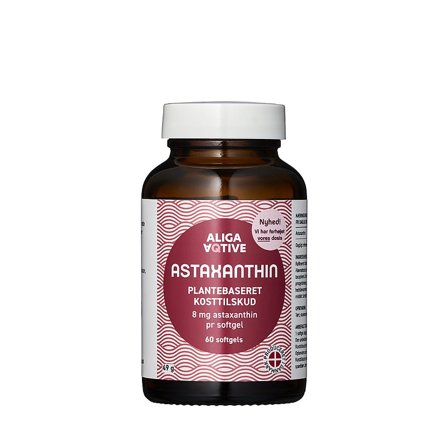 Aliga Aqtive Astaxanthin 822 mg 60 softgels, Helse & Madvarer, Kosttilskud, Øvrige Kosttilskud