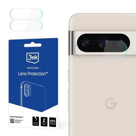 3MK Google Pixel 8 Pro Kameralinsebeskyttelse i Hærdet Glas - Clear