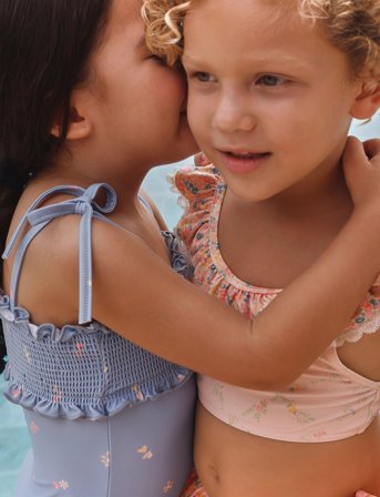 Wheat Swimsuit Selma - Blue - 80