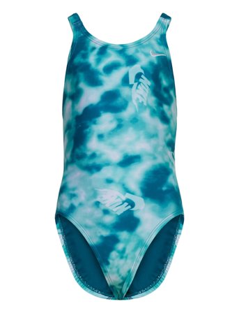 Nike Hydrastrong Multi Print Fastback Piece Blue NIKE SWIM