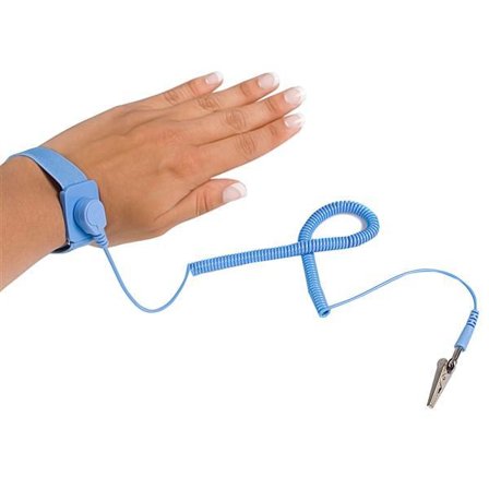 StarTech ESD Anti Static Wrist Strap Band with Grounding Wire - AntiStatic Wrist Strap - Anti-static wrist band (SWS100) antistatisk håndleddbånd