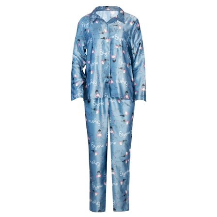 Nalle Puh Flickor Ior Satin Raka Ben Lång Pyjamas Set