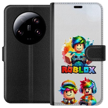 Kompatibelt Plånboksfodral till Xiaomi Xiaomi 13 Ultra Roblox Regnbågsspelare Design