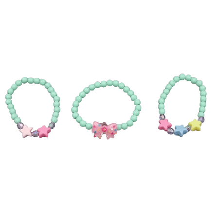 Complement Kids Armbandsset Med Stjärnor Smycken Unisex #74CCC7