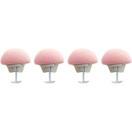 Sopp Duvet Holder, Sklisikker Dynetrekk Klips En Nøkkel for å Låse Opp Trekk Dekke fra Seng Klips Vedlegg, Rosa 4 Pakker
