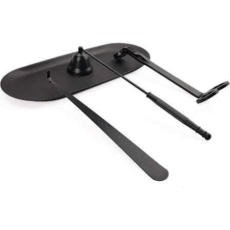 Ljussläckare Ljustillbehör Set, 4 i 1 - Ljusvekesläckare, Veke Trimmer, Ljussläckare och Platta Bricka