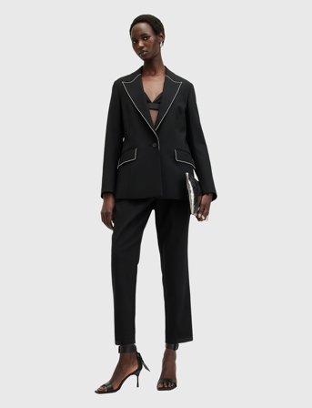 AllSaints Atlas Krys Blazer - Black - 38