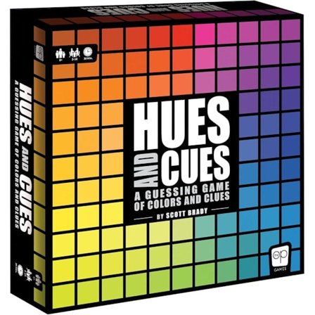 USAopoly | Hues and Cues | Gjettespill | 30 minutters spilletid-FM-