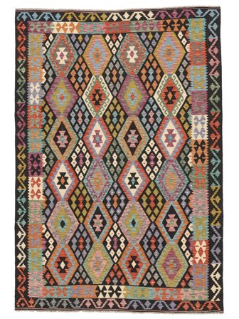 Tribal Kelim Afghán Old Style Koberec 203X293 Vlna