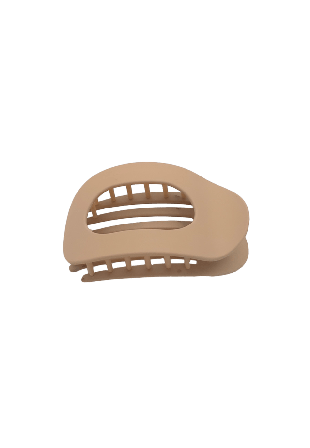 Complement Oval Hårklämma Matt Beige 9,5cm Accessoarer & tillbehör Dam