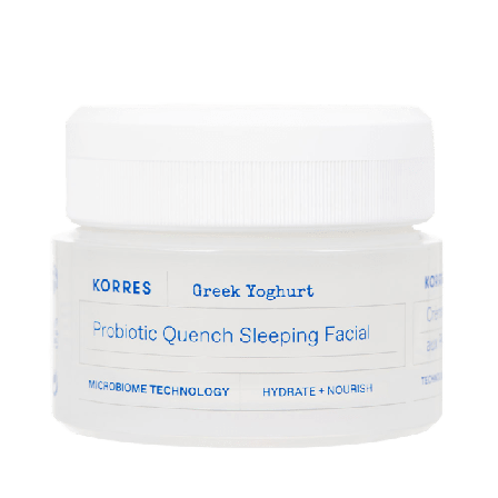 Korres Greek Yoghurt Probiotic Quench Sleeping Facial Nattcreme Unisex 40 ML