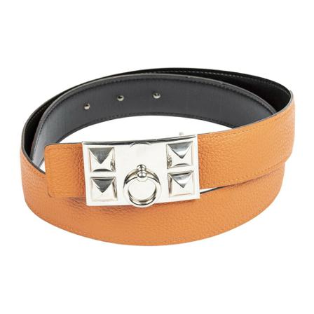 Hermès Vintage, Pre-owned Belts Oranje, Heren, Maat:ONE Size