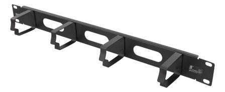 Deltaco 19-16 - rackkabel-styringspanel med kroker - 1U - 19"