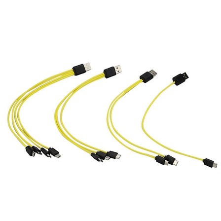 Znter Micro USB Opladningskabel til Genopladeligt Batteri