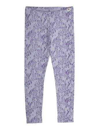 Mini Rodini Mini Leopard Aop Leggings - Purple - 56/62