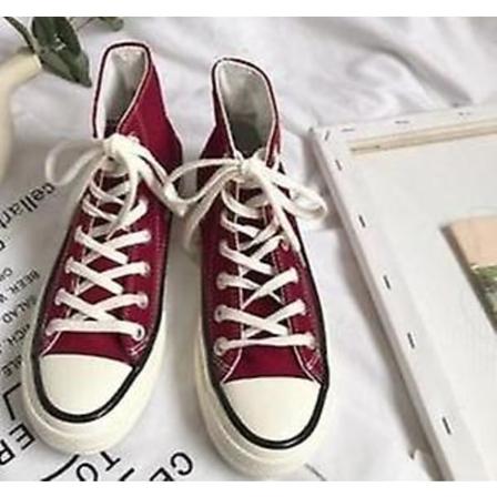 Kvinnor Mode Casual Sneakers Skor Red 5