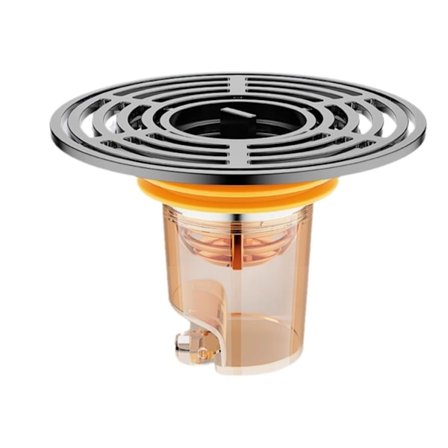 Badekar filter hårfælde, rustfrit stål afløb hårfælde, str.