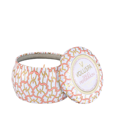 Voluspa Minitin Candle 25h Saijo Persimmon Doftljus & rumsdofter Unisex 113 g