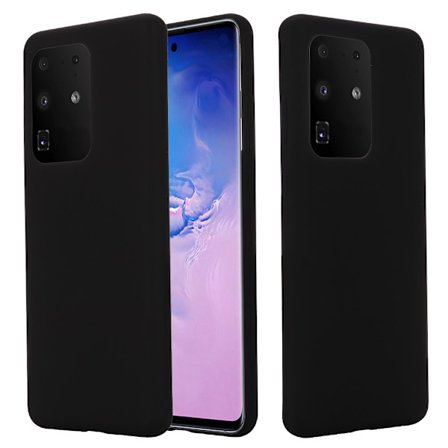 Silikoni kuori Samsung Galaxy S20 Ultra Musta