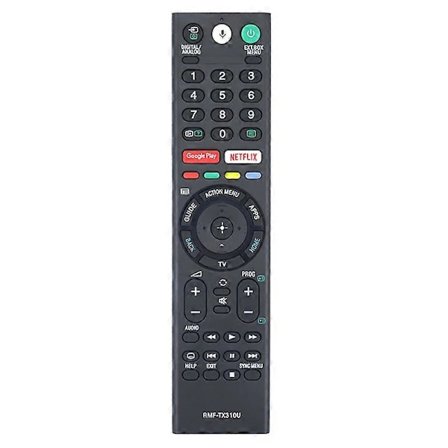 RMF-TX310U Erstatningsfjernkontroll med stemmestyring og mikrofon for Sony 4K Smart TV