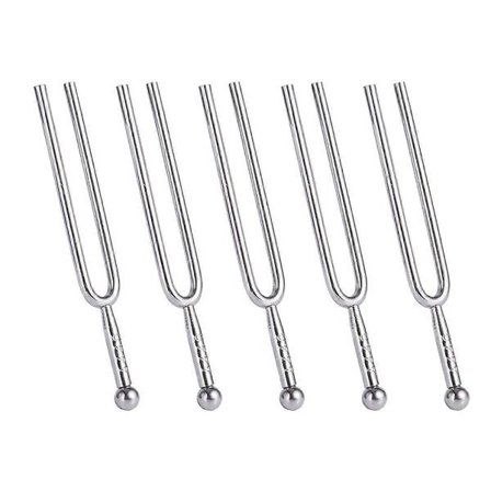 5X 440Hz A Ton Rostfritt Stål Stämgaffel Stämmare Musikinstrument Gåva