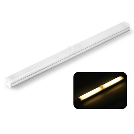 LED-lampe for underskap, kjøkken, skrivebord, lysstripe med batteri og magnet, dimbar USB-batteridrevet lampe for skapbelysning