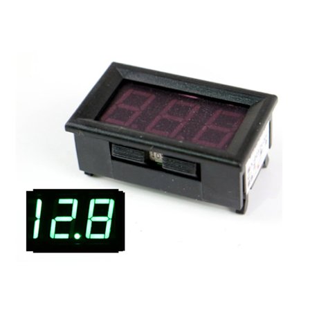 Voltmätare 4-30v DC Digital för bil båt husvagn husbil mc
