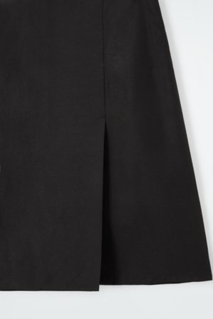 COS Women's Front-Pleat Mini Skirt in Black