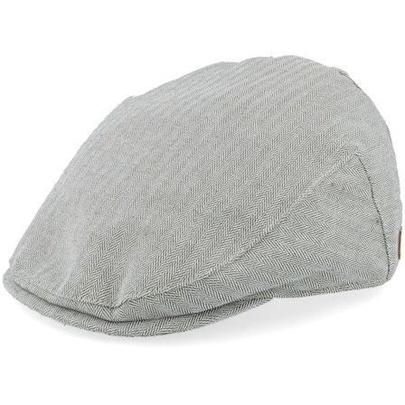 Barts - Grau Flatcap Cap - Jarvis Cap Army Flat Cap @ Hatstore