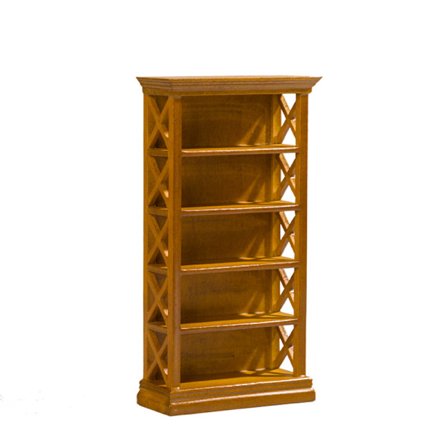 1:12 Dukkehus Miniature Bogreol Opbevaringsskab Spisebord