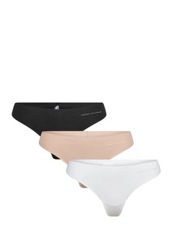 3P Thong G-streng Undertøj Multi/mønstret Tommy Hilfiger