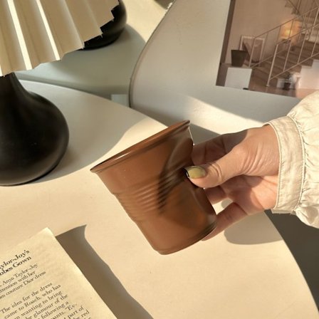 Dopaminfarvet kaffekop, keramisk drikkekop af høj kvalitet, morgenmadskop, mælkekop, te-kop til hjemmekontoret