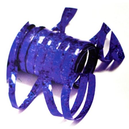 Kreativa festliga holografiska streamers i storlek Electric Blue