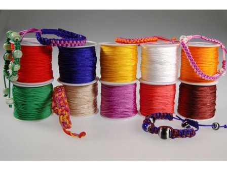 Polyestertråd 1,7mmx18mx10 färger - Lyreco - Skola och förskola - Hobbymaterial - Tråd, snöre och snodd