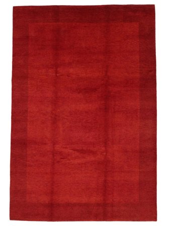 245X359 Tapis Gabbeh Indo Fine Moderne Rouge Foncé (Laine, Inde) Carpetvista