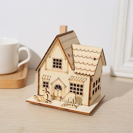 Jul Luksus Bungalow Jul LED Lys HJØRT HJØRT