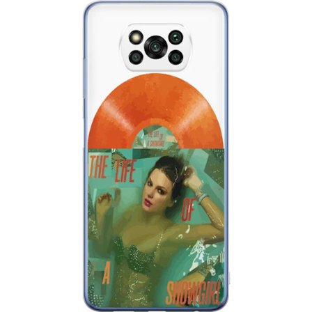 Kompatibelt Mobilskal till Xiaomi Xiaomi Poco X3 Pro Taylor Swift Livet som en Showgirl - Rosa Glitterkonsert Popdiva Utgåva