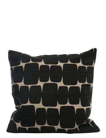 Printed St | C/C 50X50 | Black Home Textiles Cushions & Blankets Cushion Covers Svart Ceannis*Betinget Tilbud