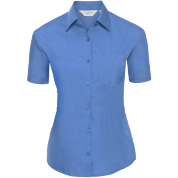 Damebluse Kort Erme Poplin