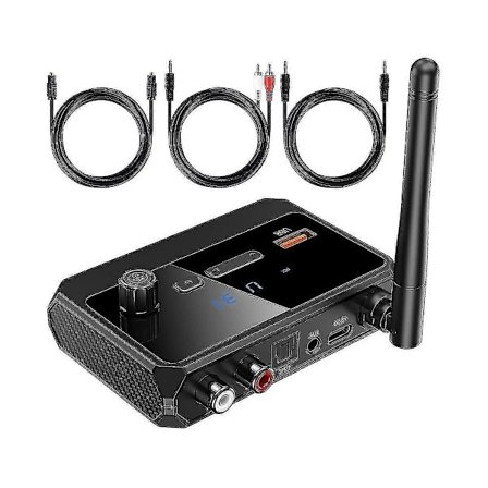 Bluetooth-adapter för stereoreceiver - Bluetooth 5.3-receiver, trådlös ljudadapter för hemstereo