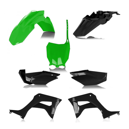 Kit Plastiche Completo Acerbis Verde-Nero - Honda CRF 110F 2019-2022