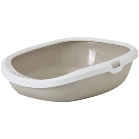 Savic - Gizmo stort kattesandbrett mocca/hvit 52x39x15cm - Katt - Kattedo & kattetoalett - Kattedo & kattetoalett uten tak - ZOO.no