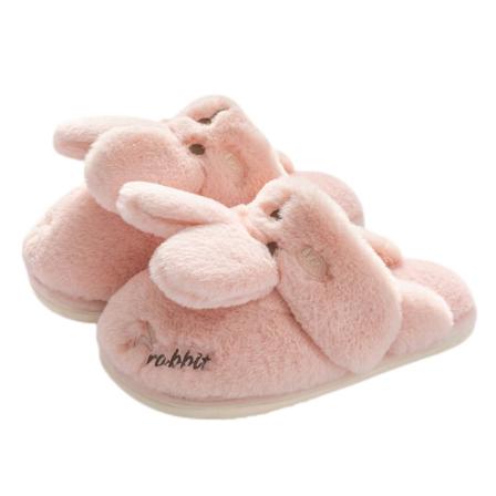 Kvinnor Flat Fuzzy Tofflor Slip On House Skor