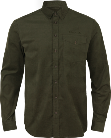 Härkila Kaldfjord vakosamettipaita, vihreä