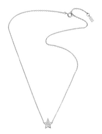 Catch A Falling Star & Stars Necklace Accessories Jewellery Necklaces Dainty Necklaces Sølv Efva Attling