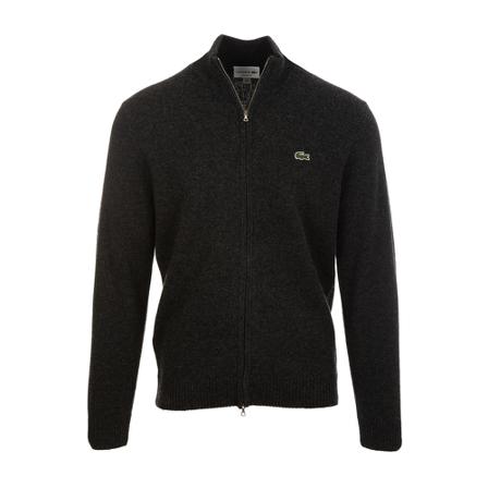 Lacoste, Zip-throughs Grijs, Heren, Maat:M