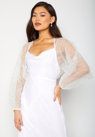 Bubbleroom Occasion Cleo Cover Up White Klær