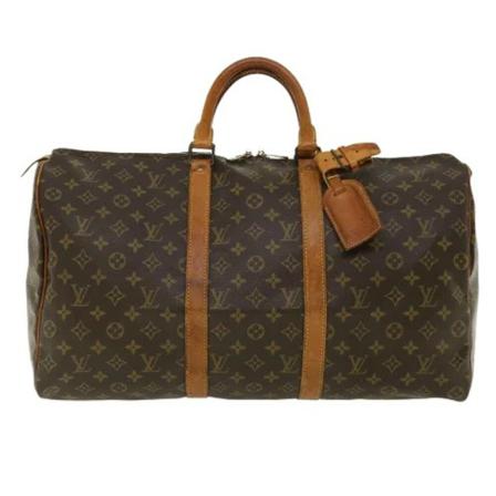 Louis Vuitton Vintage Pre-owned Canvas travel-Tass , Bruin , Dames , Maat: ONE Size Vintage Tassen