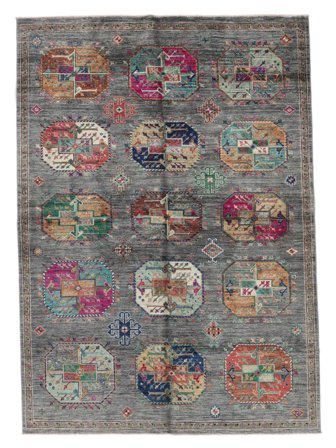 Medallion Shabargan Rug 169X237 Wool